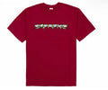 Supreme Skulls Spell Out Tee - Cardinal