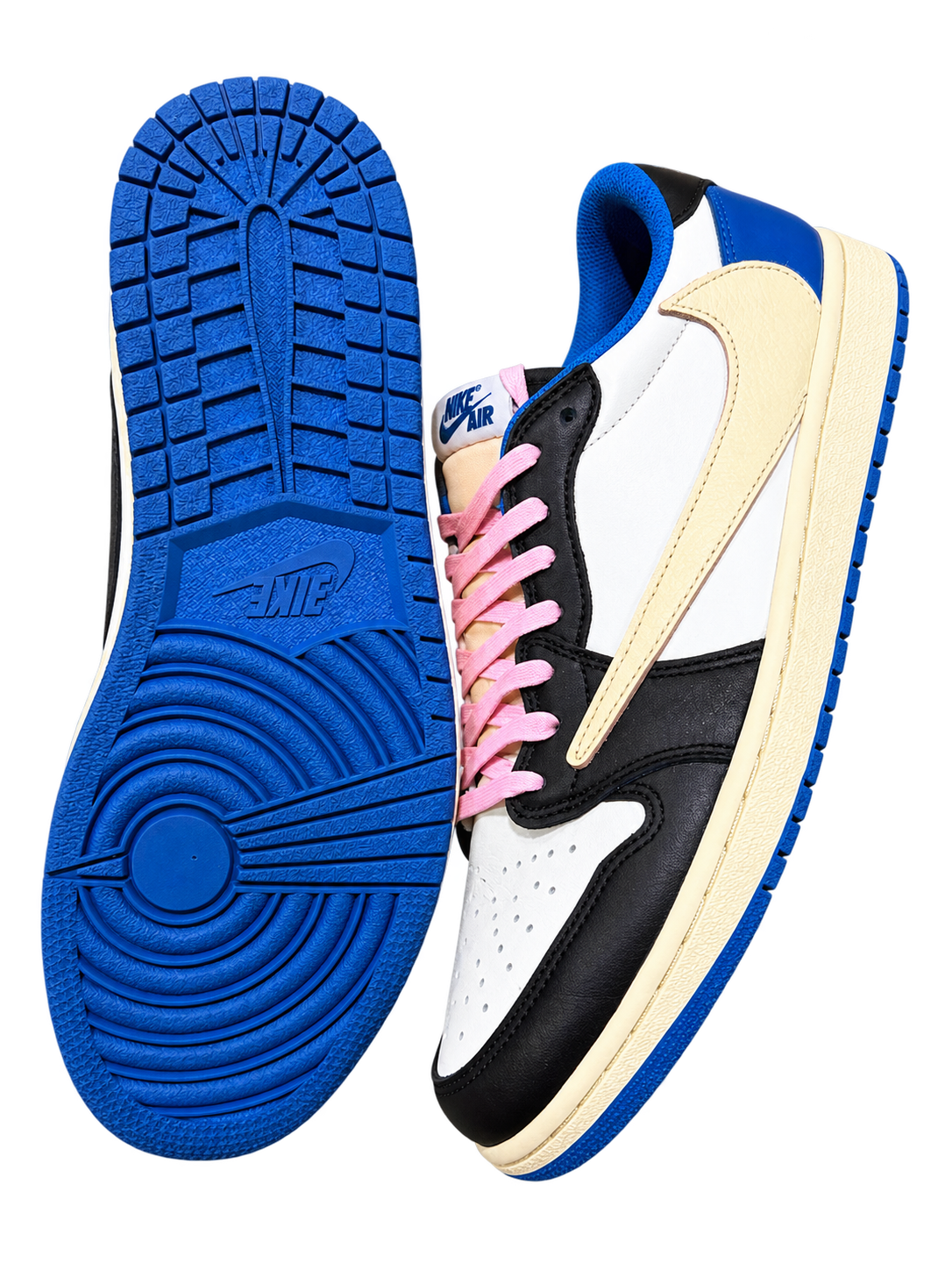 Air Jordan 1 Retro Low OG SP "Travis Scott x Fragment" (2021) - Men's Size 10.5 (Pre-Owned, OG All)