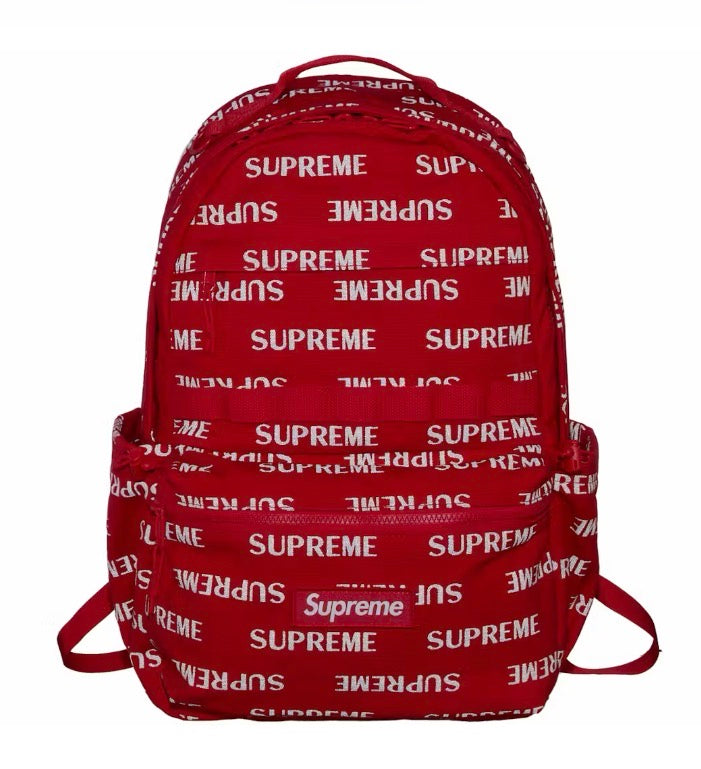 Supreme Logo Backpack FW26 – Red
