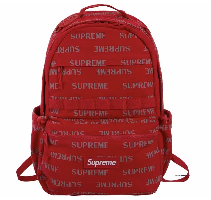 Supreme Logo Backpack FW26 – Red