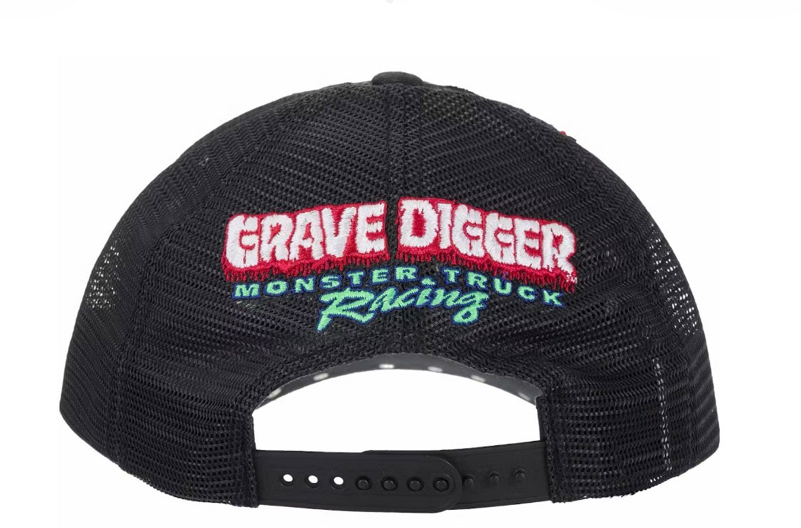 Supreme Grave Digger Mesh Back 5-Panel (BLACK)