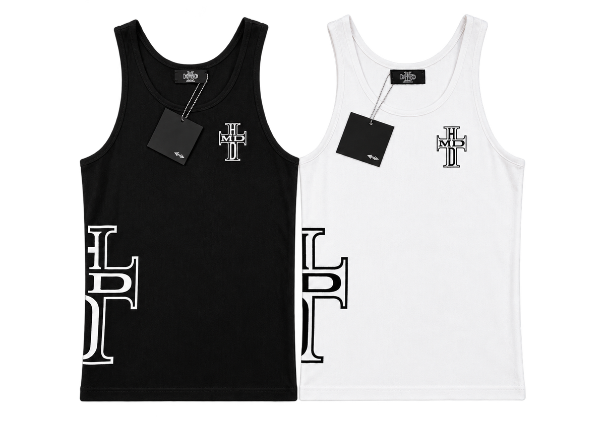 HMDDLA 'TANK TOP 2-PACK' (BLACK/WHITE)