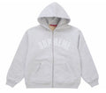 Supreme Arc Thermal Lined Zip Up Hooded Sweatshirt - Heather Grey