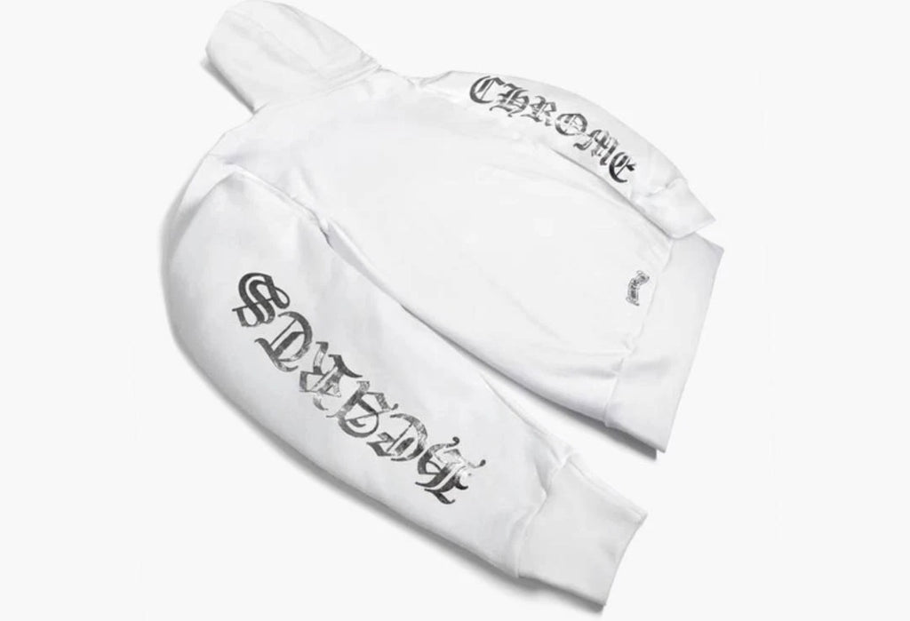 Chrome Hearts Foil Print Hoodie (WHITE)