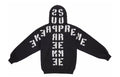 Supreme Mirrored Appliqué Hooded Sweatshirt Black