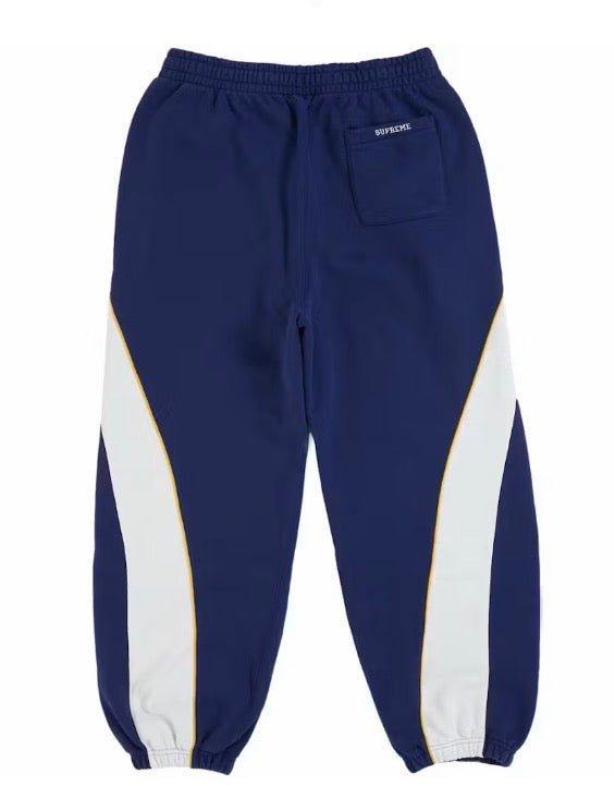 Supreme x Nike Paneled Sweatpant - Navy - XLarge