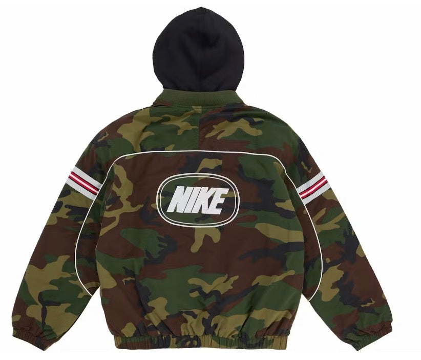 Supreme x Nike Nylon Hooded Jacket - Woodland Camo - Medium