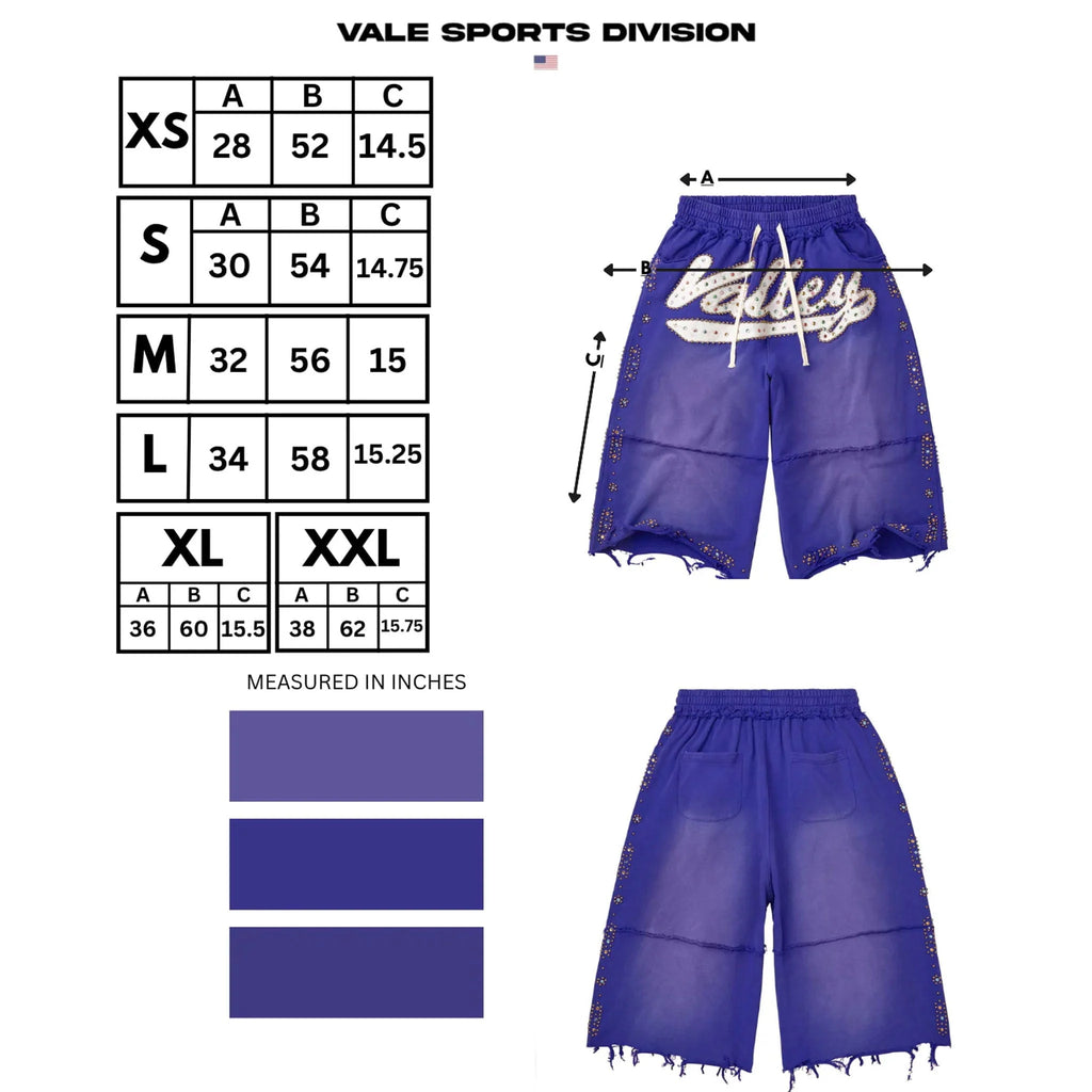 Vale Forever Skittle Sweatshorts - Sapphire