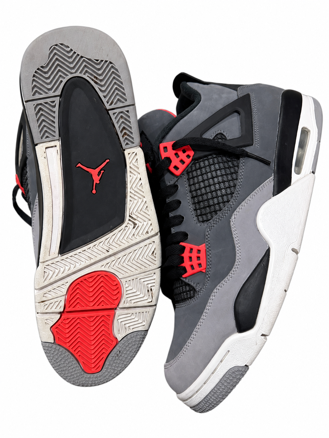 Jordan 4 Retro "Infrared" (2022) - Men's Size 10.5 (Pre-Owned, OG All)