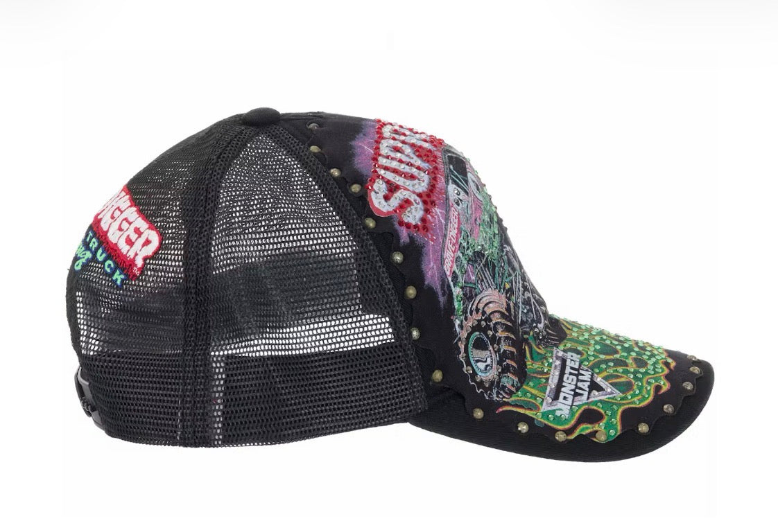 Supreme Grave Digger Mesh Back 5-Panel (BLACK)