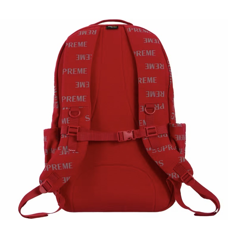 Supreme Logo Backpack FW26 – Red