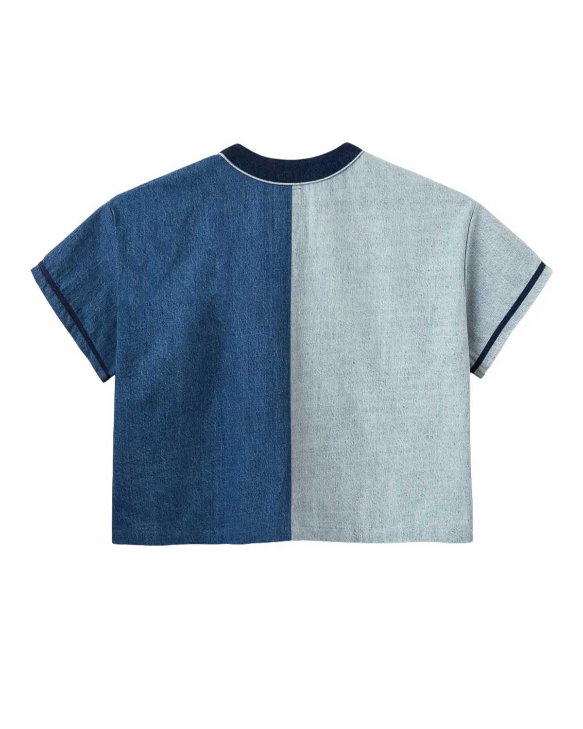 GV Gallery Two Tone Denim Jersey (BLUE)