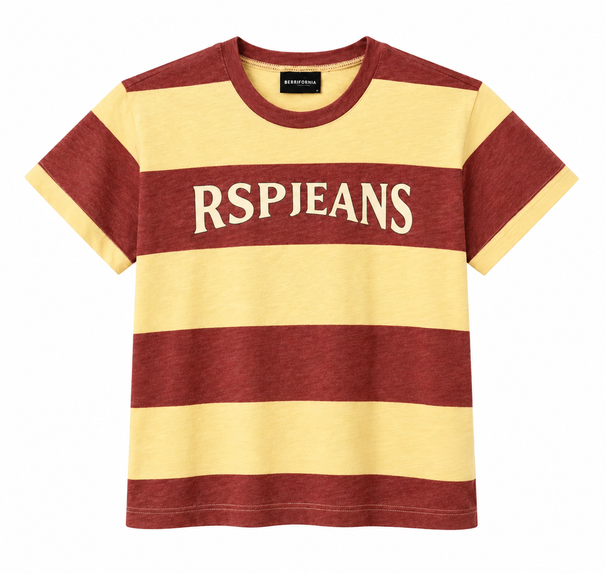 GV Gallery "M&M" Tee Burgundy/Yellow