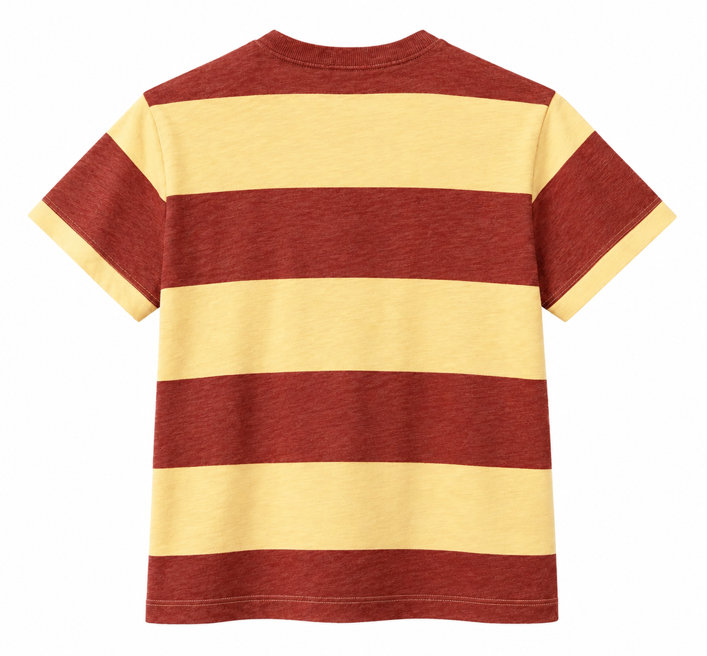 GV Gallery "M&M" Tee Burgundy/Yellow
