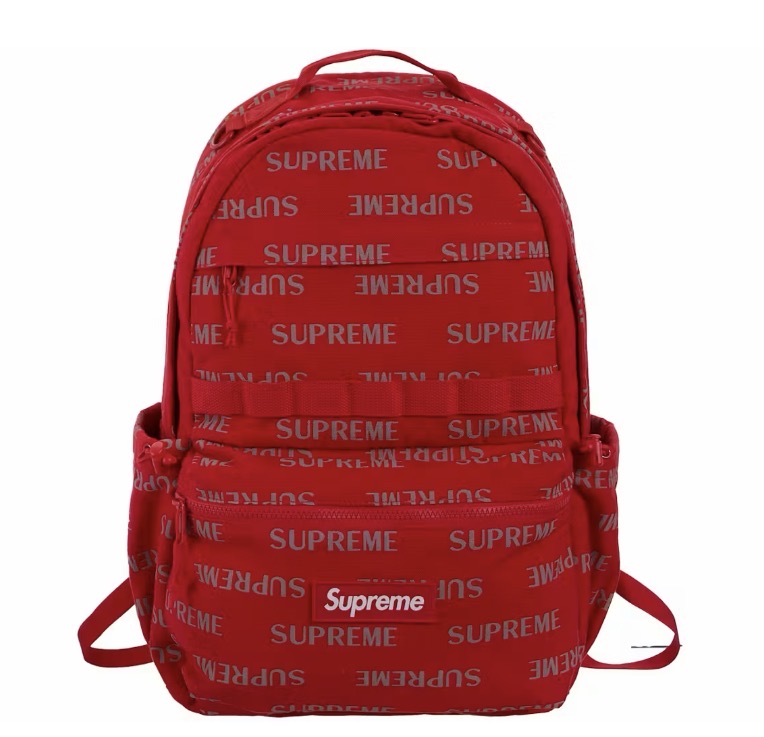 Supreme Logo Backpack FW26 – Red