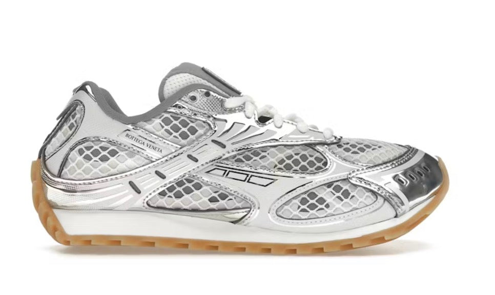 Bottega Veneta Orbit Sneaker - Silver White