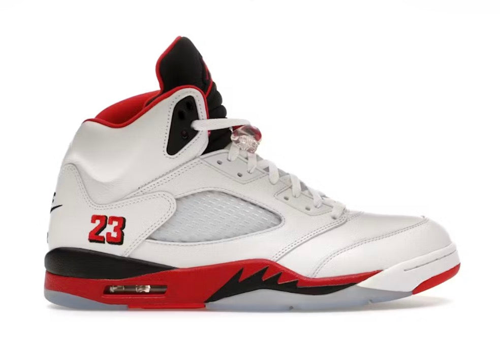 Jordan 5 Retro ‘Fire Red Black Tongue’ (2025)