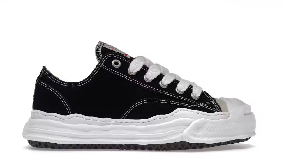 Maison Mihara Yasuhiro Hank OG Sole Canvas Low "Black"