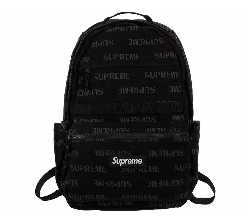 Supreme Logo Backpack (FW26) Black - Brand New