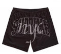 Supreme Rhinestone Mesh Short Black
