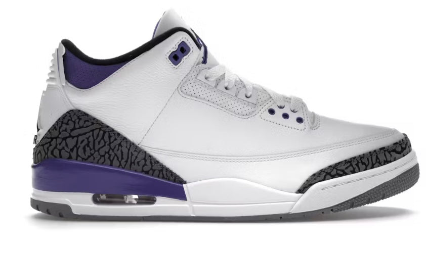 Jordan 3 Retro "Dark Iris" - Size 9 (New, No Box)