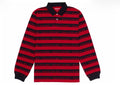 Supreme Old English Stripe L/S Polo (RED)