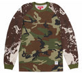 Supreme Wildlife Camo Raglan L/S Top - Woodland Camo - Medium