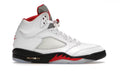 Jordan 5 Retro "Fire Red Silver Tongue" (2020) - Men's Size 9 (New)