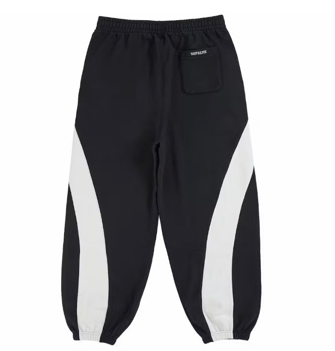 Supreme x Nike Paneled Sweatpant - Black - Large