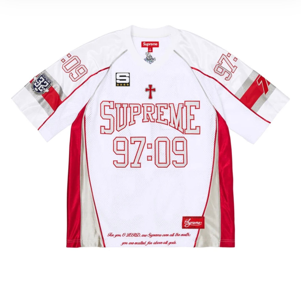 Supreme Disciples Football Jersey (FW26)(WHITE)
