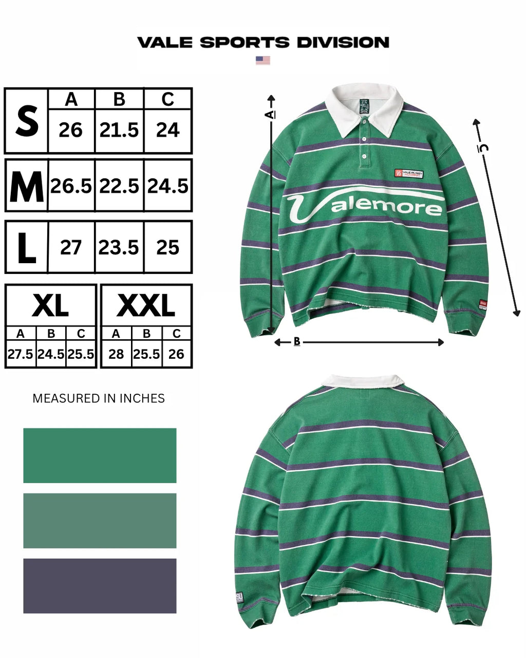 Vale Valemore Rugby (GREEN)
