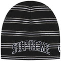 Supreme New Era Stripe Beanie Black