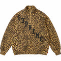 Supreme Slant Appliqué Half Zip Pullover - Leopard - Large