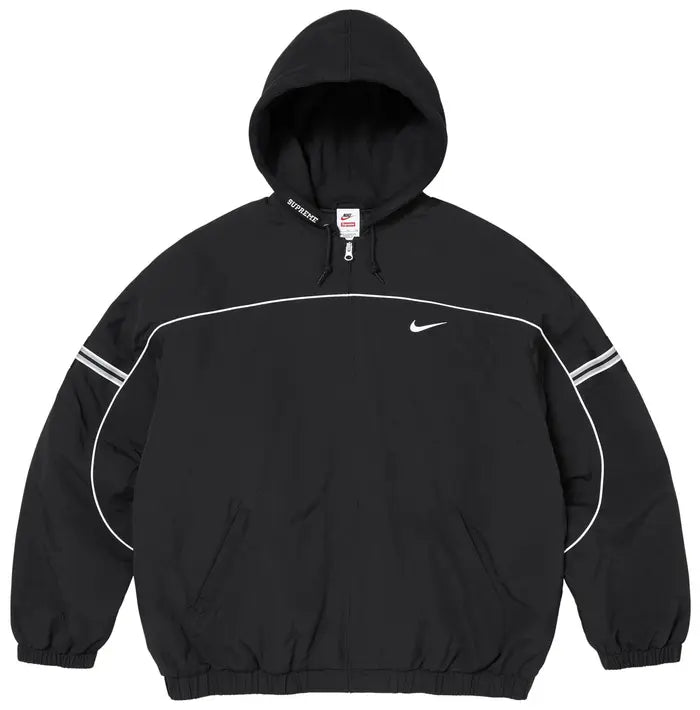 Supreme x Nike Nylon Hooded Jacket - Black - Small
