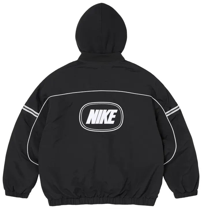 Supreme x Nike Nylon Hooded Jacket - Black - Small