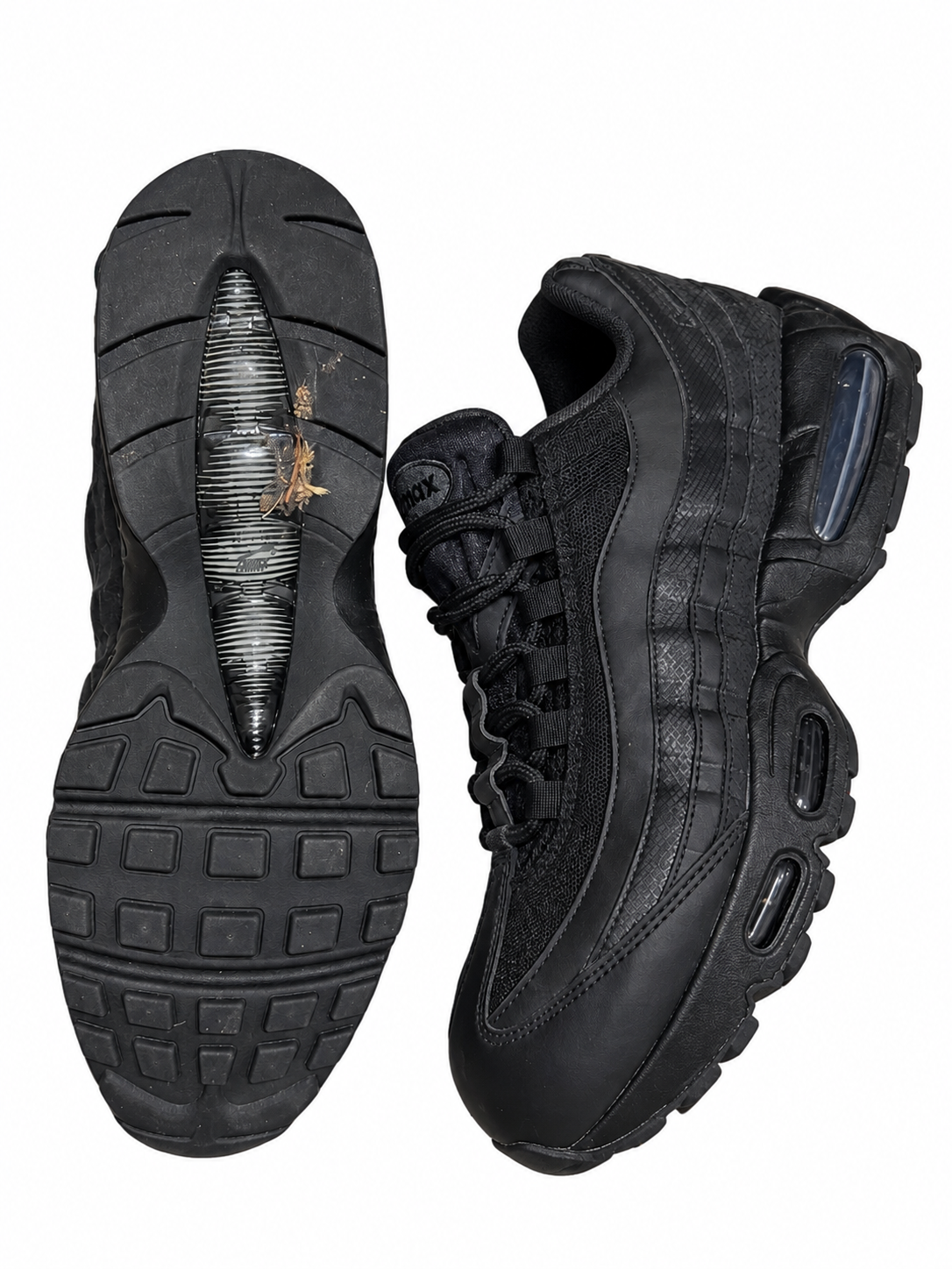 Nike Air Max 95 OG "Big Bubble Black Anthracite" – Men's Size 10.5 (Pre-Owned)