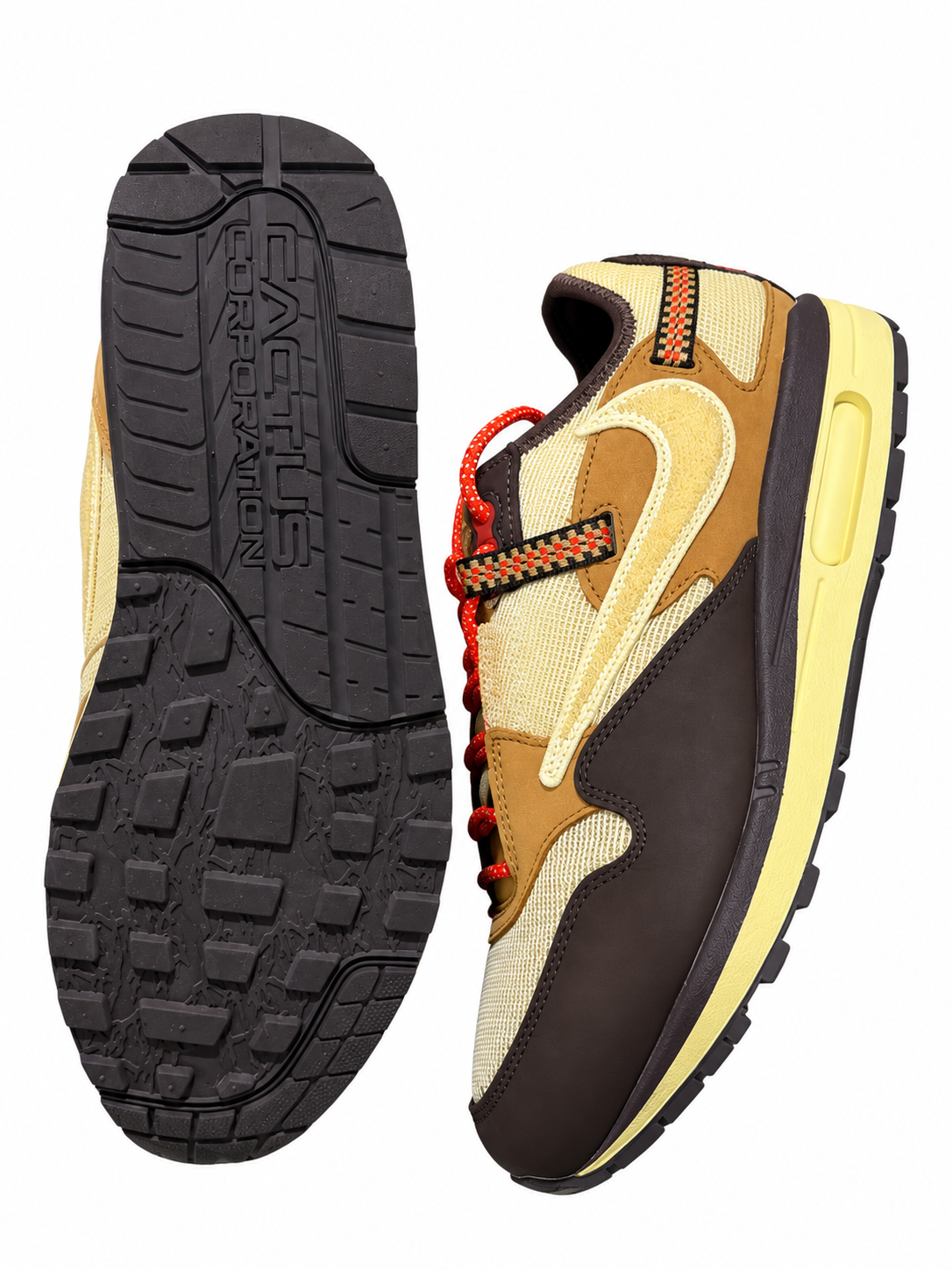 Nike Air Max 1 Travis Scott "Cactus Jack Baroque Brown" – Men's Size 11.5 (Tried On)