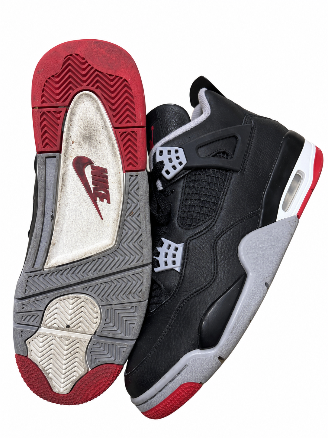 Air Jordan 4 Retro "Bred Reimagined" – Men's Size 9 – Pre-Owned, OG All