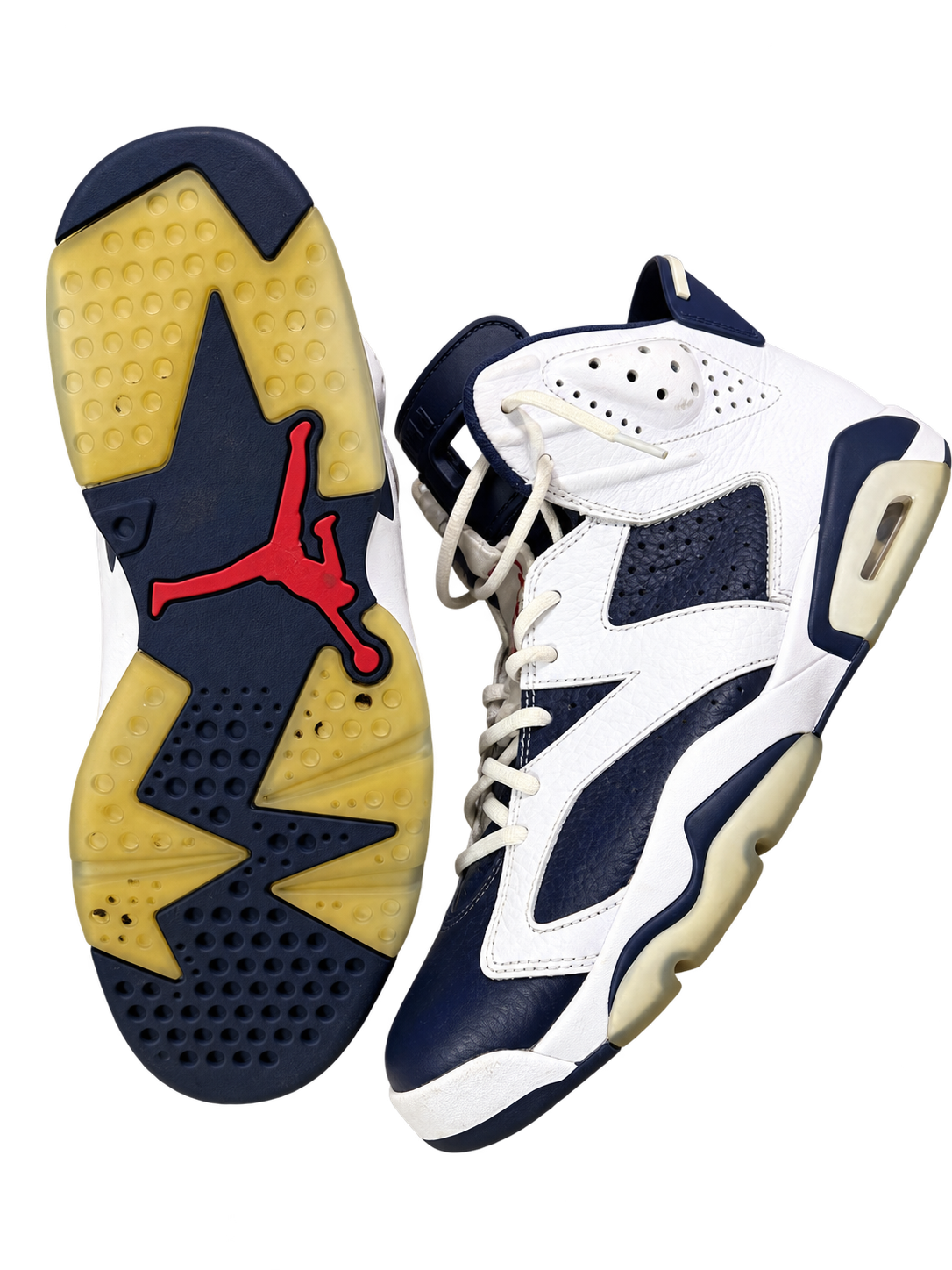 Jordan 6 Retro "Olympic" (2024) - Men's Size 9.5 (Pre-Owned, No Box)