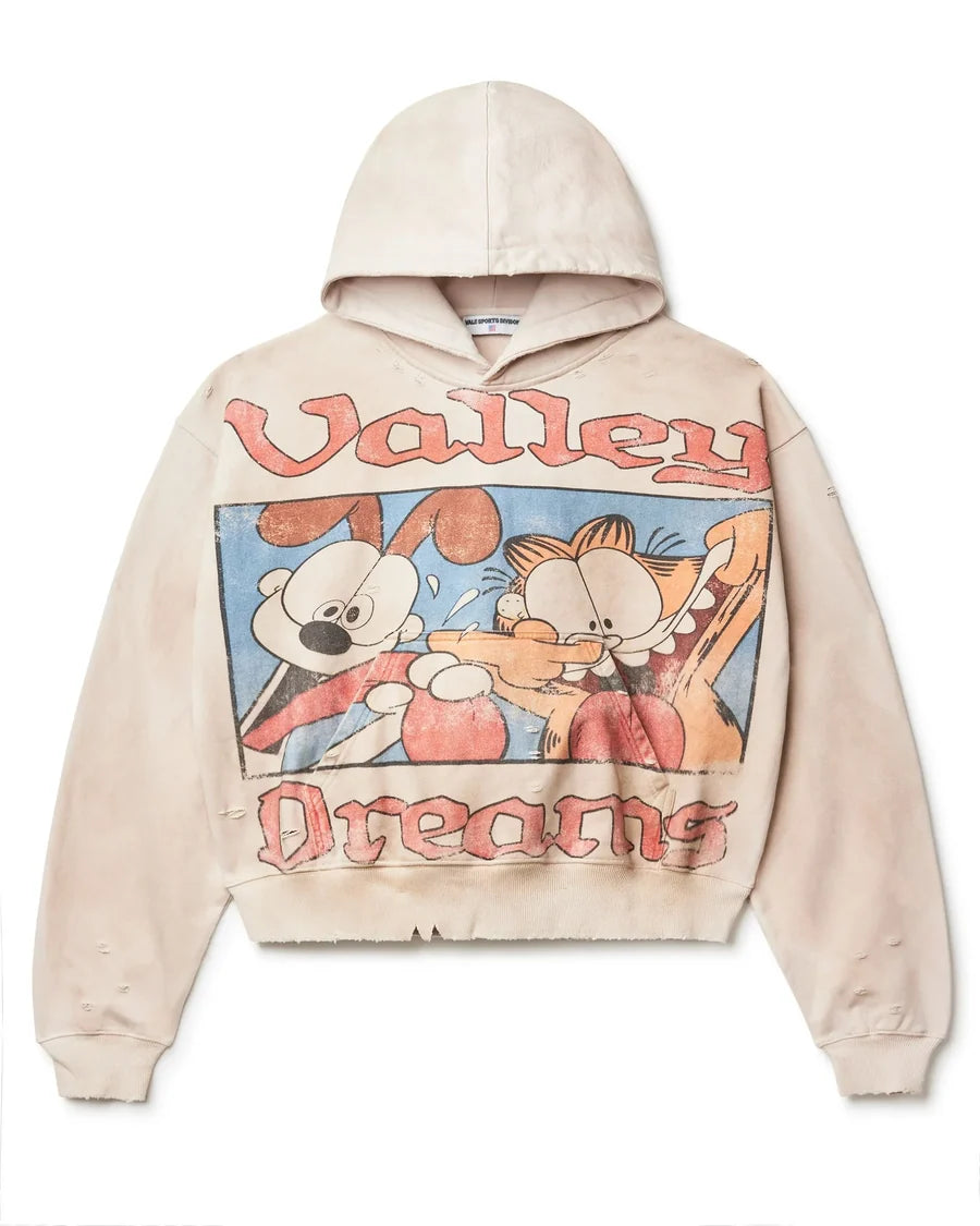 Vale Forever "Garfield" Pullover Hoodie Tan