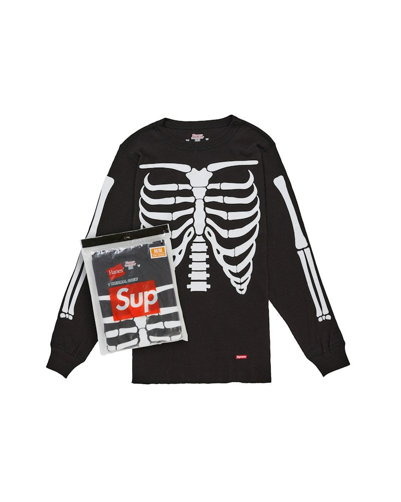 Supreme x Hanes Bones Thermal Crew (1 Pack) - Black