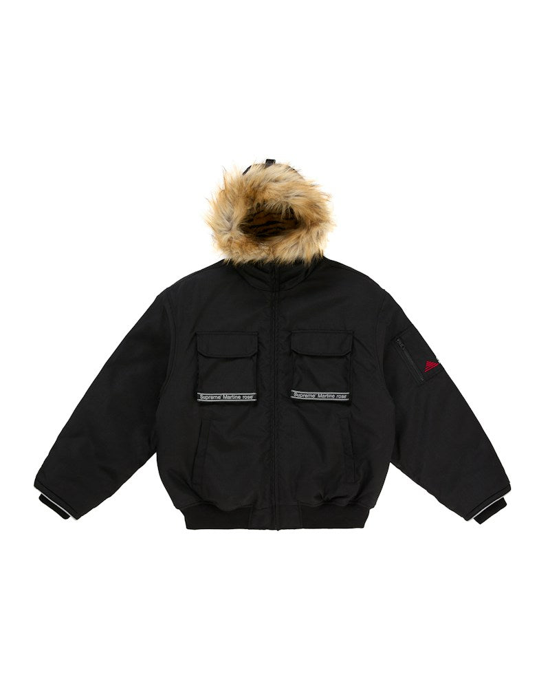 Supreme x Martine Rose Lined Cordura Hooded Jacket - Black