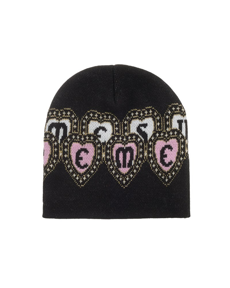 Supreme New Era Hearts Beanie - Black