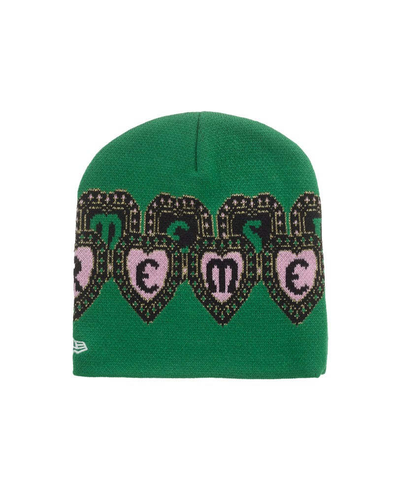 Supreme New Era Hearts Beanie - Green