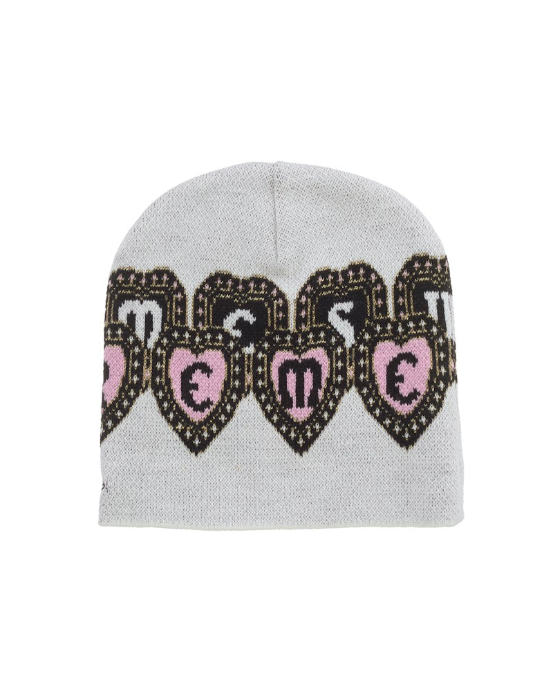 Supreme New Era Hearts Beanie - White