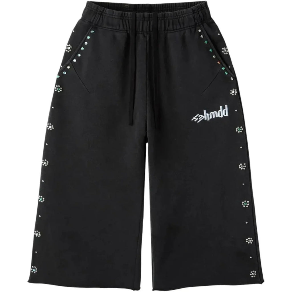 HMDDLA 'FLOWER STUDDED 3/4 SHORTS'